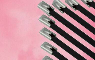 What are coated cable ties?