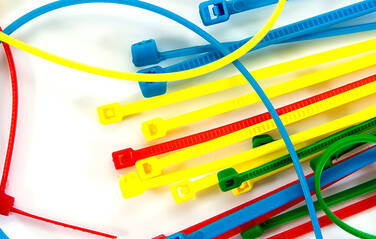 Uses for coloured cable ties